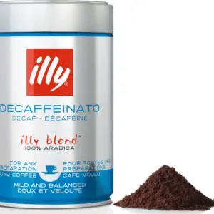 illy Espresso Decaf, без кофеина, молотый, 250гр
