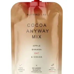Nutrino Lab Пюре фруктовое Яблоко, банан, овсянка, какао 200гр