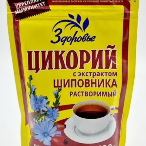 Здоровье Цикорий порошок с шиповником зип пакет 100 гр.