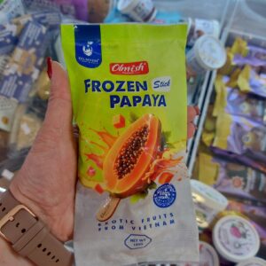 Папайя на палочке замороженная 100гр
