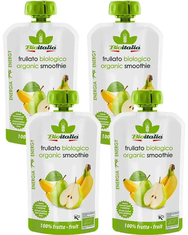BIOITALIA Смузи из груши и банана 120 гр.