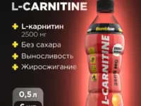 Bombbar Напиток безалкогольный слабогазированный "Л-карнитин со вкусом грейпфрут" 500 мл