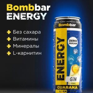 BOMBBAR L-Карнитин напиток Джин-тоник 0,45л.