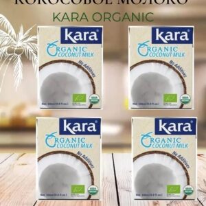 KARA Молоко кокосовое Organic Тетра Пак 17% 200мл.