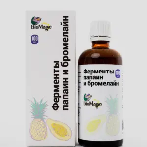 Bio Magic Ферменты папин и бромелайн 100 мл.