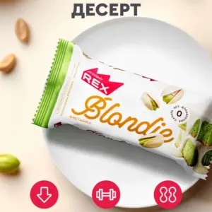 TM Protein Rex Пирожное протеиновое "БЛОНДИ" фисташка, 50 г