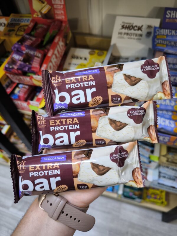 FIT KIT батончик Extra Protein BAR 25г (Фундук-шоколад)