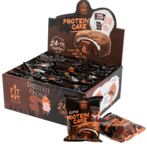 Fit Kit Protein Extra Cake 50гр Шоколадный фондан