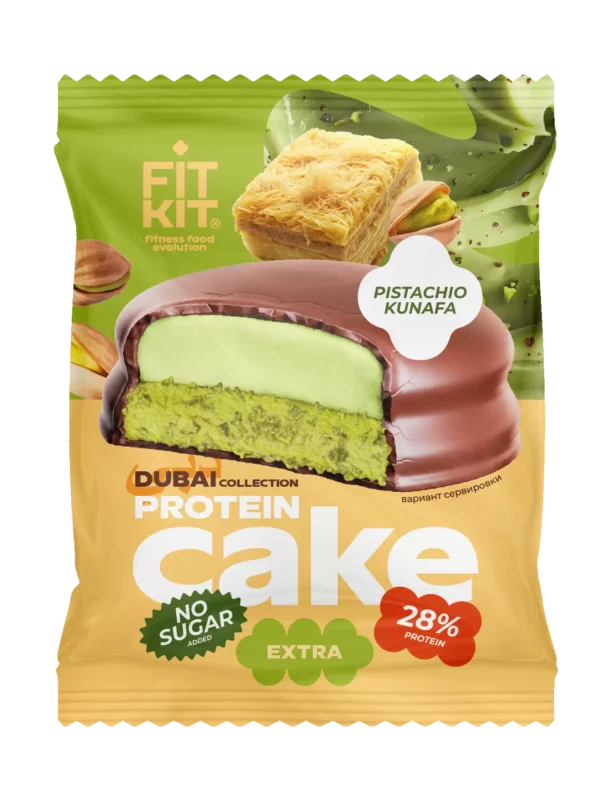 Fit Kit Protein Extra Cake 50гр Фисташковая кунафа