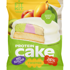 Fit Kit Protein Twisted Cake 50гр Манго-персик-киви