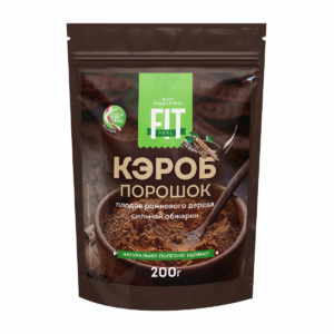 Кэроб порошок сильной обжарки 200 гр.