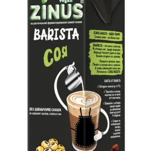 ZINUS BARISTA-moloko СОЕВОЕ 1л.