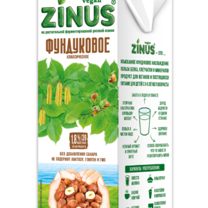 ZINUS - moloko ФУНДУКОВОЕ 1л.* 1,8 %