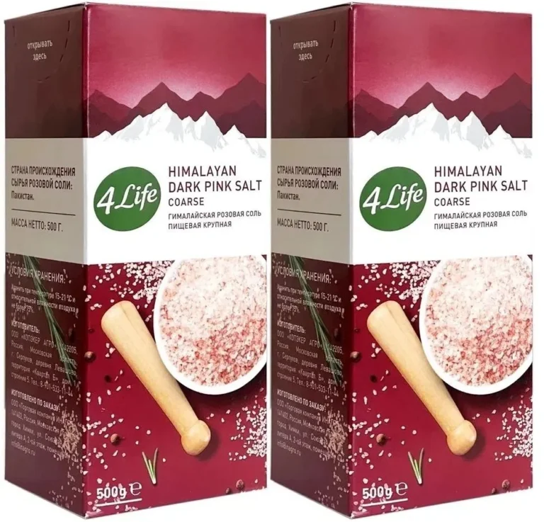 4LIFE Соль гималайская розовая мелкая 500 гр.