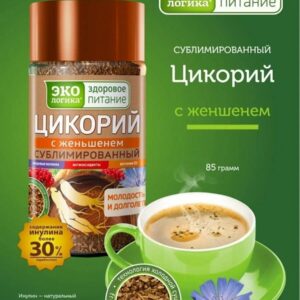 Экологика Цикорий растворимый сублимированный с женьшенем банка 85гр