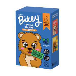 Bitey Печенье овсяное со вкусом Черника 60 гр.