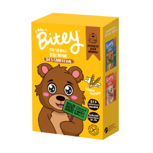 Bitey Печенье овсяное со вкусом Злаки и сливки 60 гр.