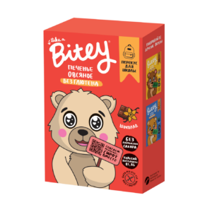 Bitey Печенье овсяное со вкусом Шоколад 60 гр.