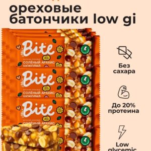 Bite Козинаки ореховые "Солёный арахис-Шоколад" 30 гр.