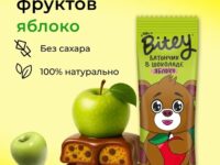 Батончик BITEY LADY BUG в шоколаде "ЯБЛОКО" 35гр