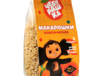 Чебурашка Макарошки с морковью и яичным желтком 250 гр (из лучших сортов твердой пшеницы (дурум) .