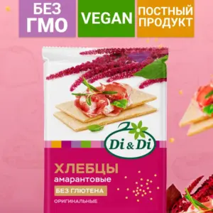 Хлебцы амарантовые "Di&Di" 100гр