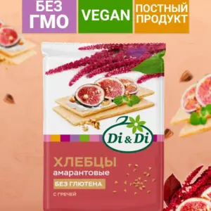 Хлебцы амарантовые "Di&Di" с топинамбуром и гречей 100гр