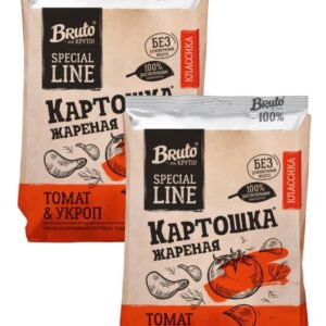 Bruto Kraft Чипсы "Томат и укроп" 120 гр.