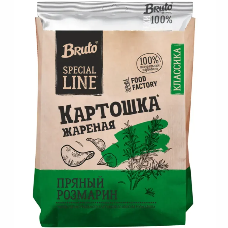 Bruto Kraft Чипсы «Пряный розмарин» 120 гр