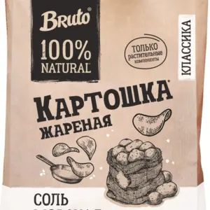 Bruto Kraft Чипсы "Классика соль" 60 гр.