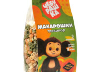 Чебурашка Макарошки триколор 250 гр. (из лучших сортов твердой пшеницы (дурум)