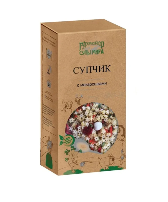 Супы мира Супчик с макарошками 210 гр.