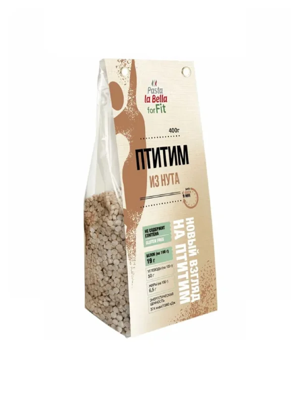 Pasta la Bella for Fit Птитим из нута 400гр.