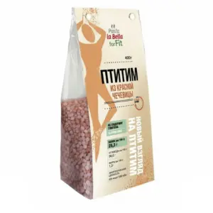 Pasta la Bella for Fit Птитим из красной чечевицы 400 гр.
