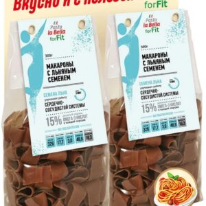 Pasta la Bella for Fit Макароны с льняными семенами 300 гр.