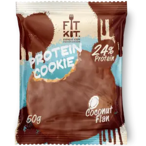 FIT KIT Protein cookie 40 Гр Кокосовый флан