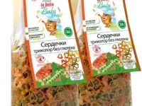 Pasta la Bella Baby Сердечки триколор без глютена 250 гр.