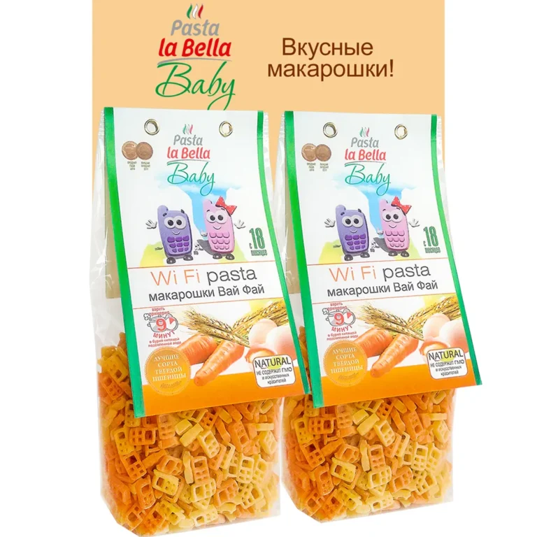 Pasta la Bella Baby Макарошки вай фай 250 гр.
