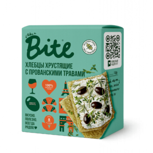 Хлебцы хрустящие BITE КУКУРУЗНО-РИСОВЫЕ С Прованскими травами 100гр