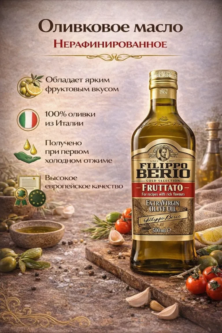 Filippo Berio масло оливковое Extra Virgin Fruttato, 500мл
