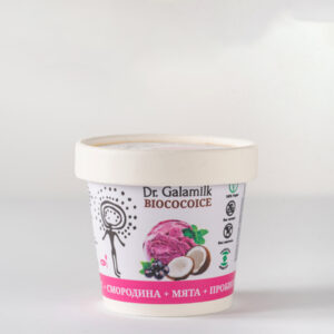 Десерт взбитый замороженный BIOCOCOICE Dr.Galamilk кокос+смородина+мята+Probiotic