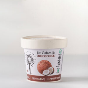 Десерт взбитый замороженный BIOCOCOICE Dr.Galamilk кокос+шоколад+Probiotic