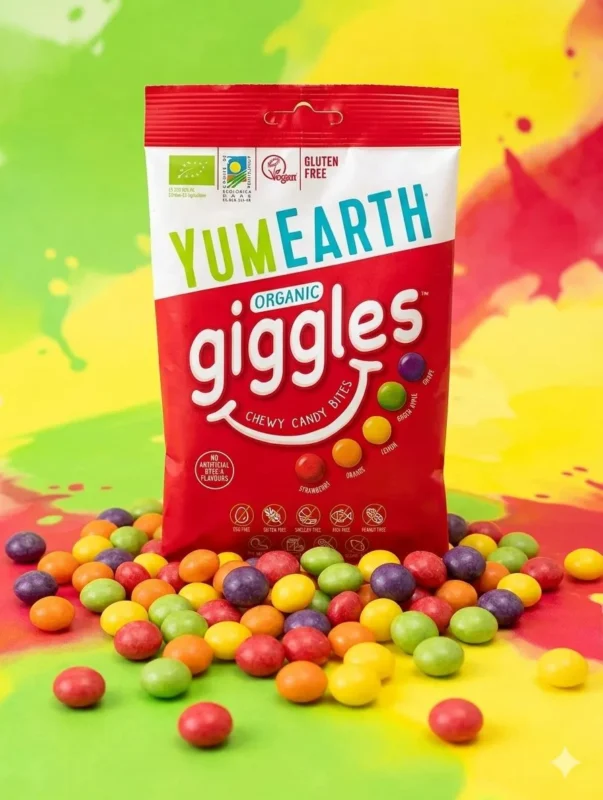 YUMEARTH Giggles Органические фруктовые драже 40гр