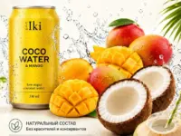 Iki кокосовая вода с соком Манго 330мл