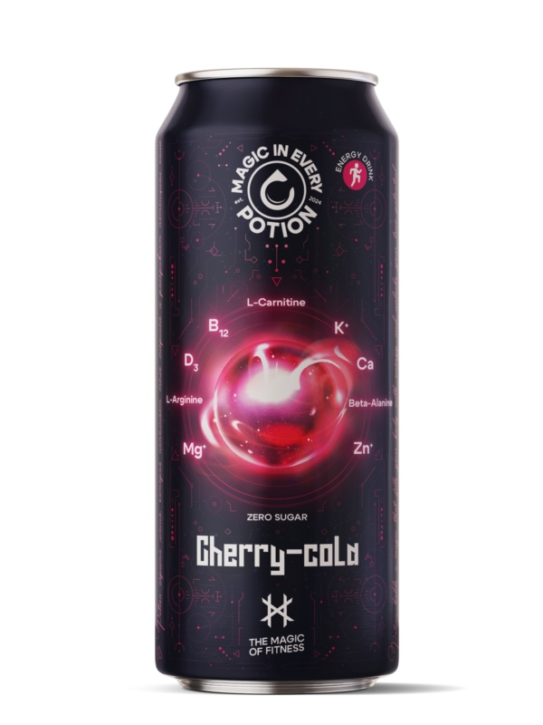 POTION Super Energy Fitness с аминокислотами Вишня-Кола ж/б 450 мл.